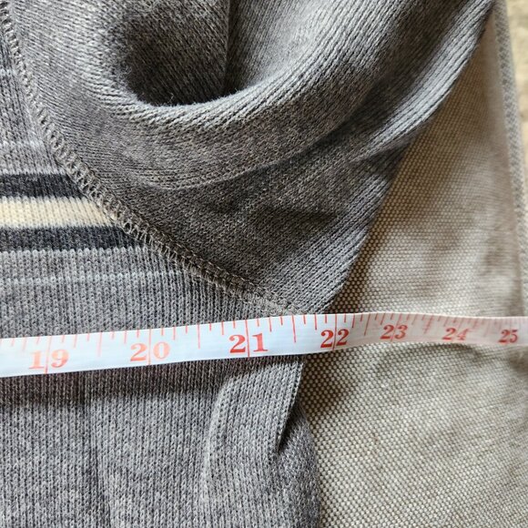 Banana Republic 100% Cotton 1/4 Zip Sweater, Medium - Picture 4 of 6